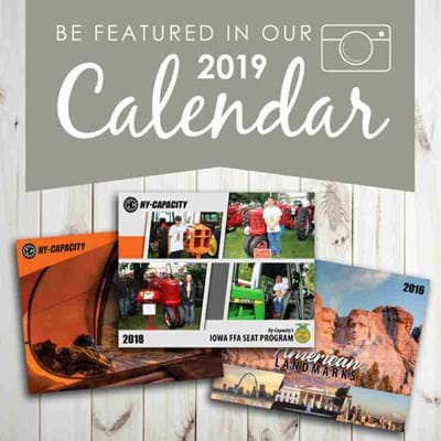 Be Featured in Our 2019 Calendar!