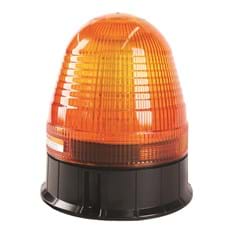 Rotating & Strobe Amber LED Warning Beacon, 12W