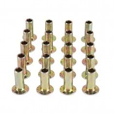 Brake Pad Rivets, 1/2&quot; Brass Plated, (Pkg. of 20)