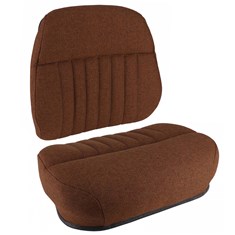 Cushion Set, Brown Fabric, Deluxe Style - (2 pc.)