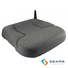 Seat Cushion, Gray Fabric, Genuine Sears