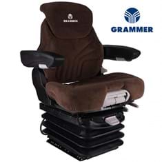Grammer Mid Back Seat, Brown Fabric w/ Air Suspension