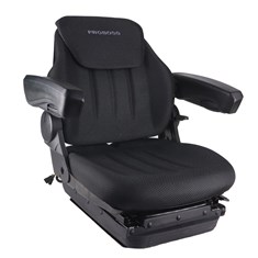 PROBOSS AS2480 Mid Back Seat, Black &amp; Gray Fabric w/ Air Suspension