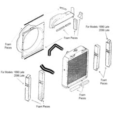Radiator Cushion Foam Kit