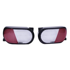 Rear Headlight/Tailight Set for Kubota Skid Steer Loaders, 6000 Lumens - (LH &amp; RH)