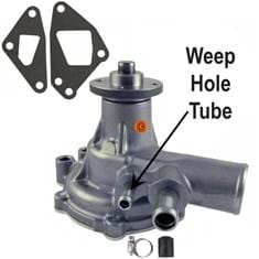 Water Pump w/ Hub &amp; Mounting Gaskets - New
