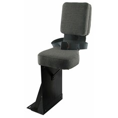 Side Kick Seat, Gray Fabric, for Case IH 7100, 7200 & 8900 Series