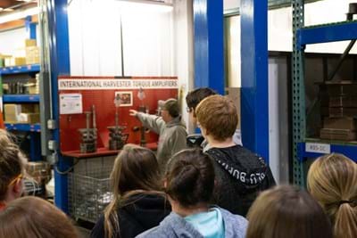 high school students touring Hy-Capacity