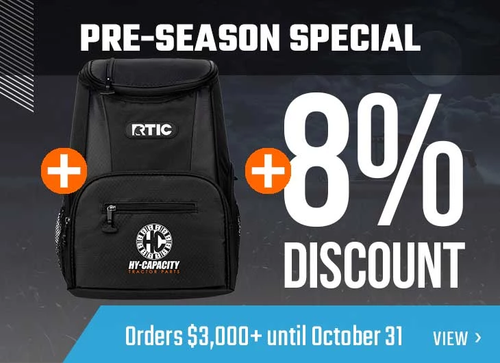 Pre-Season Special: 8% Discount + RTIC Cooler