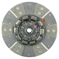 11&quot; Transmission Disc, 6 Pad, w/ 1-3/32&quot; 10 Spline Hub - New