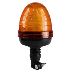 Rotating &amp; Strobe/Flashing LED Amber Warning Beacon, 12W, 600 Lumens