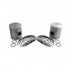 Piston &amp; Rings, Gas, .090&quot; Oversize, Set of 2