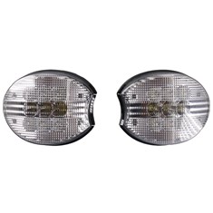 Outer Grille Flood Beam LED Light Kit for John Deere Tractors, 2200 Lumens