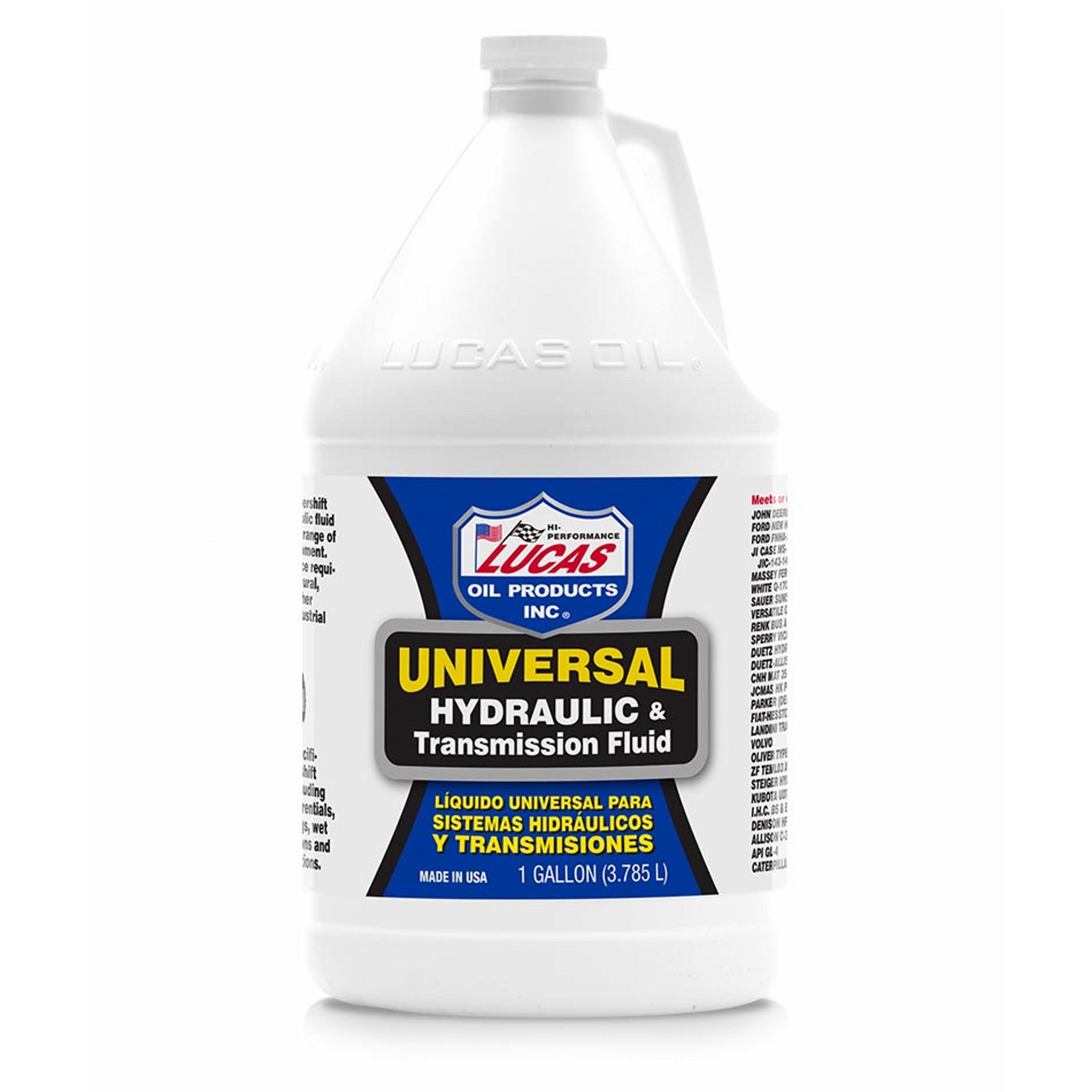 LU10017 Lucas Universal Hydraulic & Transmission Fluid, 1 gal. Jug