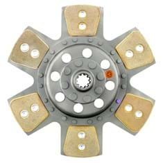 13&quot; Transmission Disc, 6 Pad, w/ 1-1/8&quot; 10 Spline Hub - New