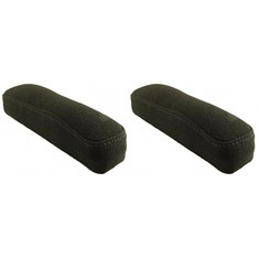 Arm Rest Set, Black Fabric