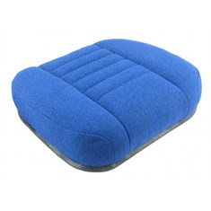 Seat Cushion, Blue Fabric